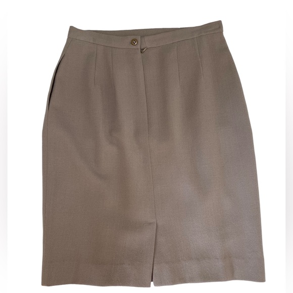 Vintage Bicci Florine Wachter Two Piece Suit Skirt Women 8 Union Made USA Wool - Picture 5 of 15